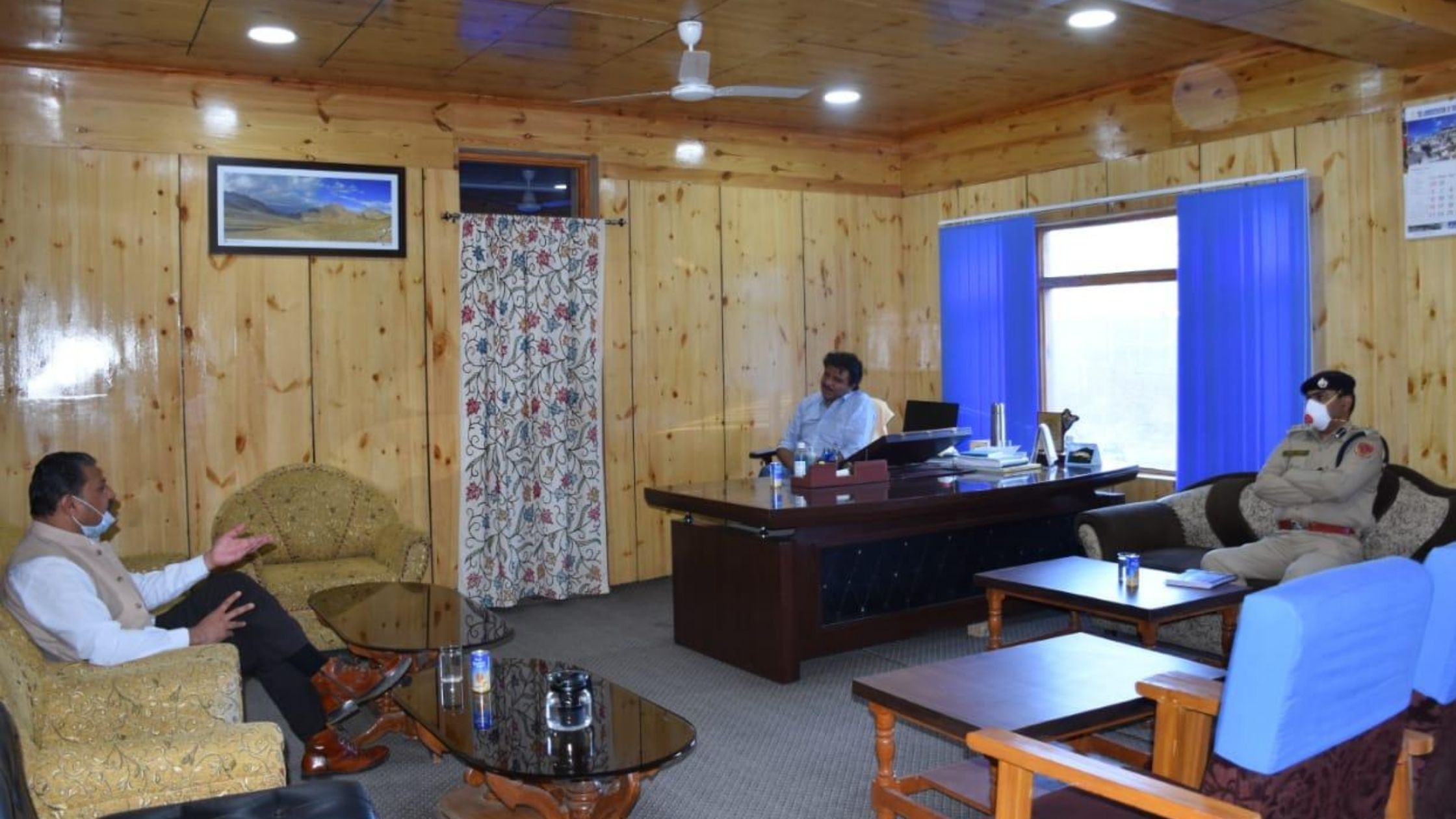 CEC 1 IGP Ladakh calls on Feroz Khan