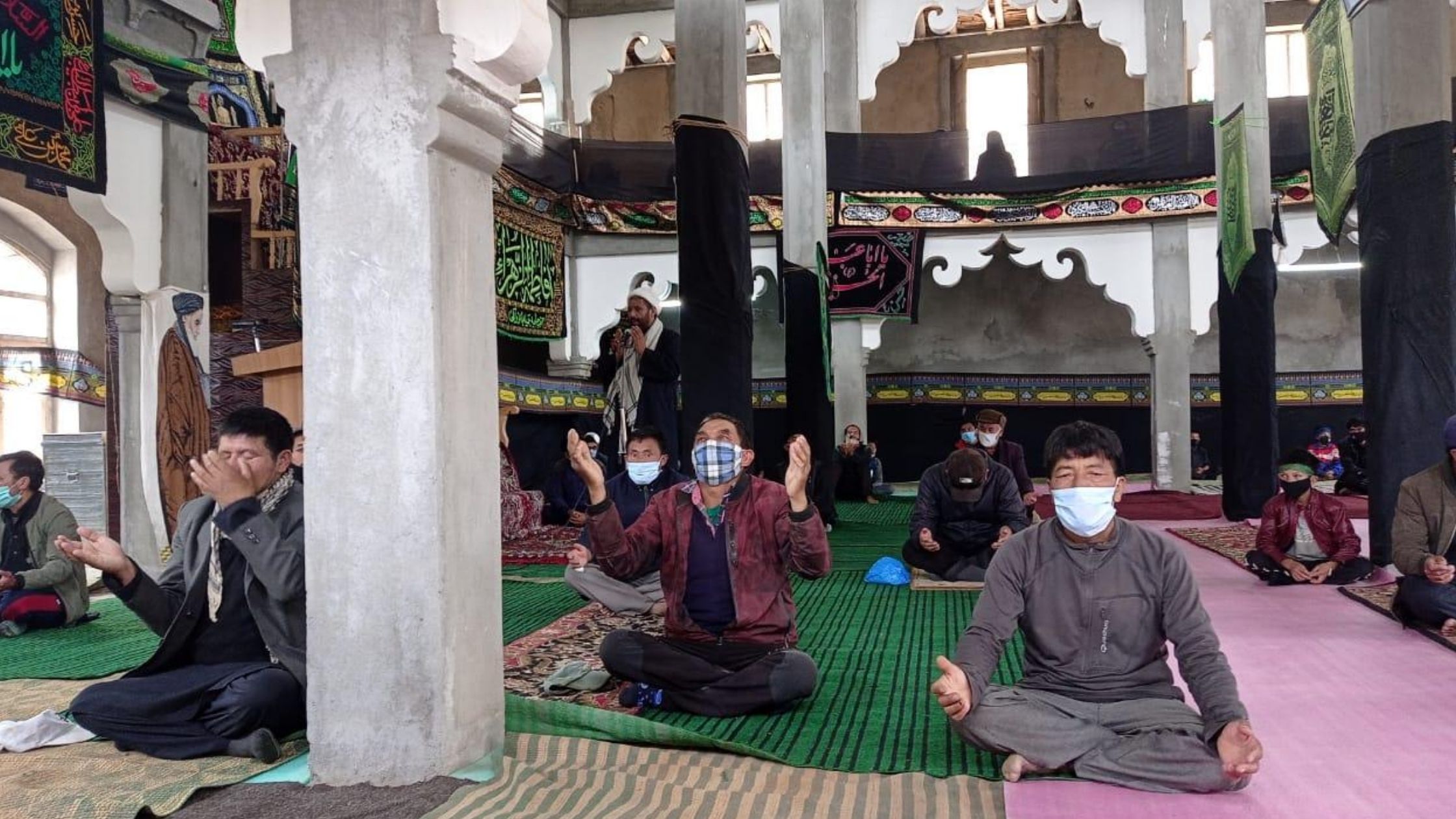 Muharram 11 Muharram congregations organized amidst strict adherence of SOPs in Kargil