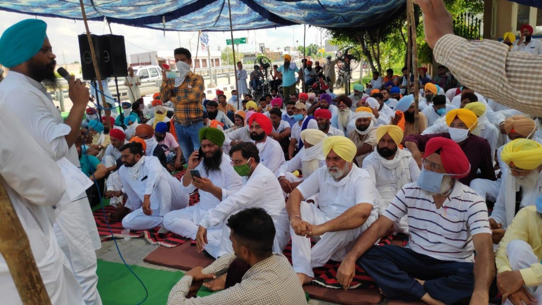 aap protest dd aap punjab protest