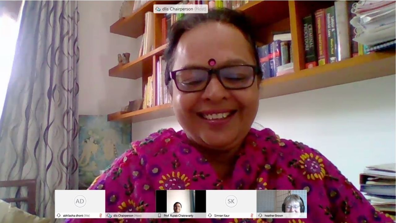 panjab university webinar Professor Preeti Mahajan