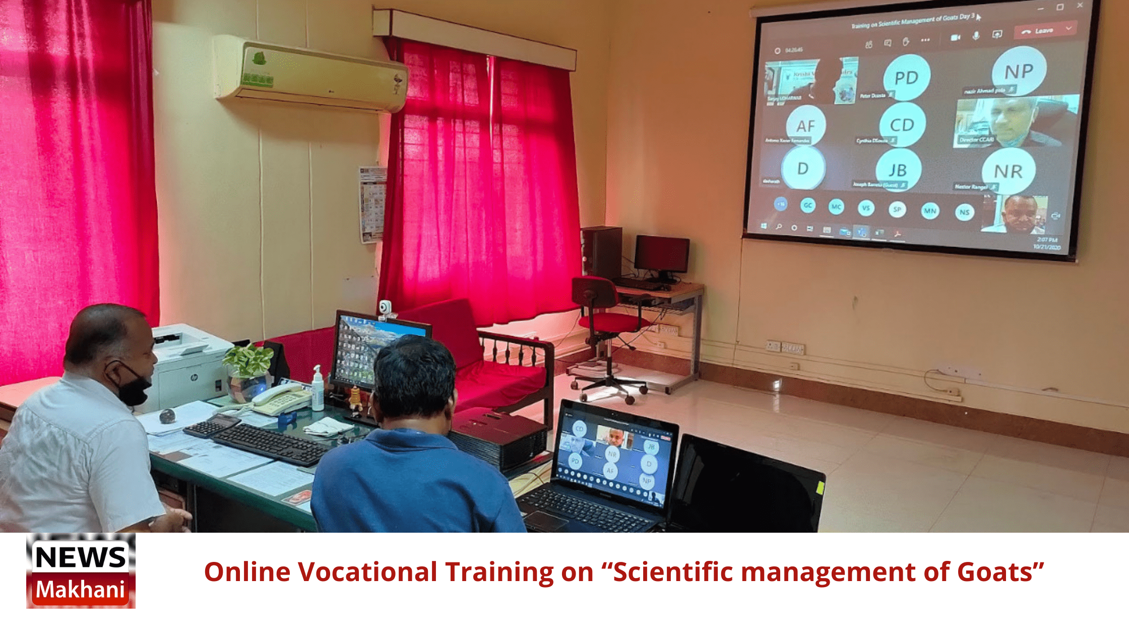 Online Vocational Training on “Scientific management of Goats” Online Vocational Training on “Scientific management of Goats”