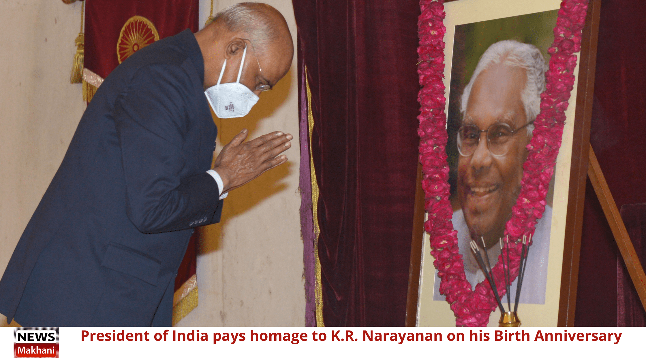 President of India pays homage to K.R. Narayanan on his Birth Anniversary President of India pays homage to K.R. Narayanan on his Birth Anniversary