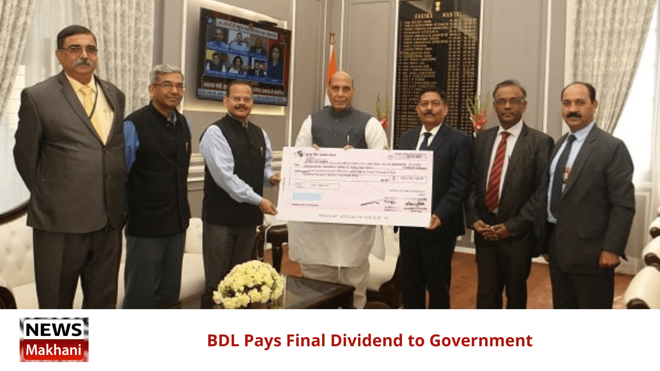 BDL Pays Final Dividend to Government BDL Pays Final Dividend to Government
