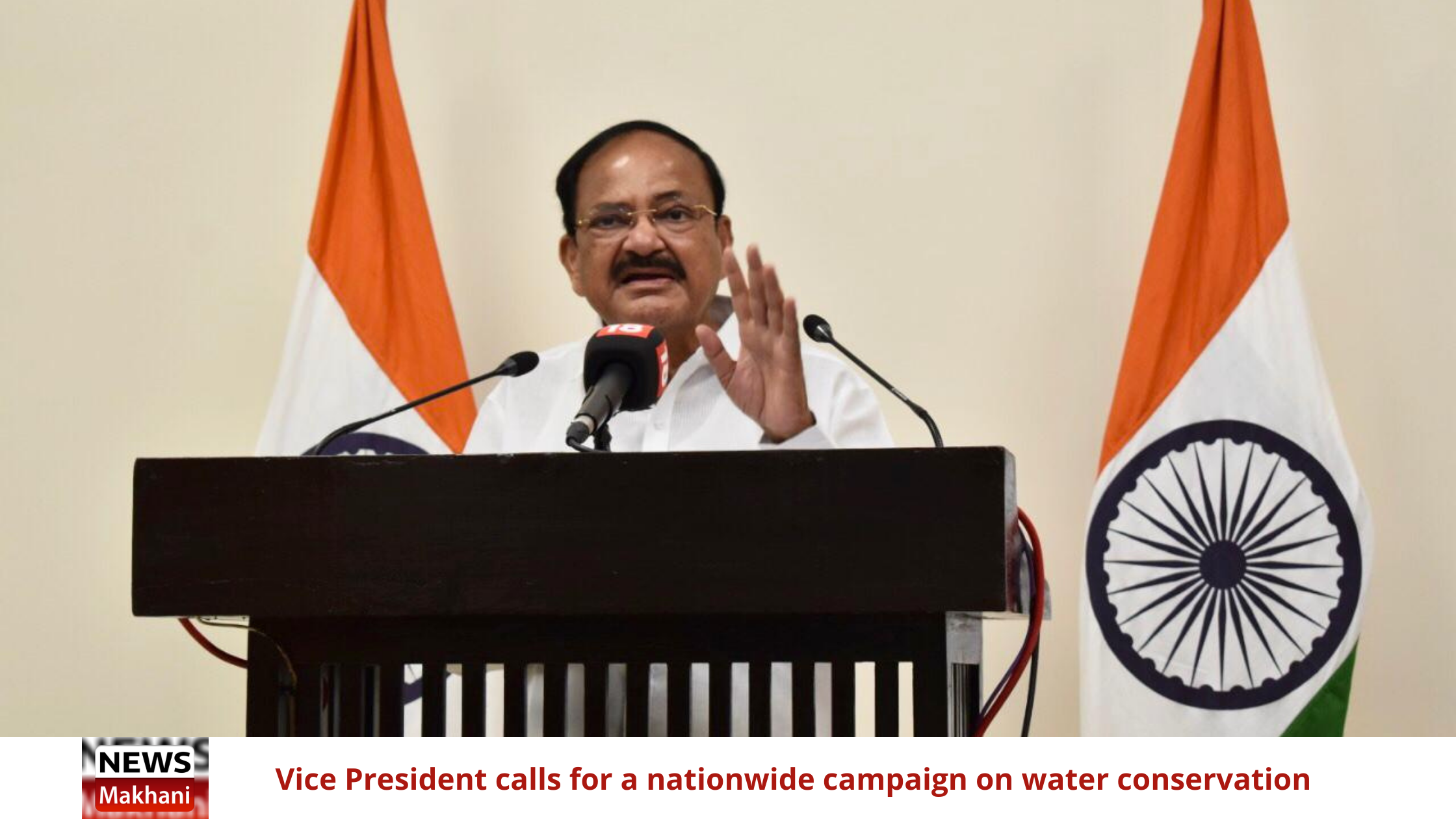 Vice President calls for a nationwide campaign on water conservation Vice President calls for a nationwide campaign on water conservation