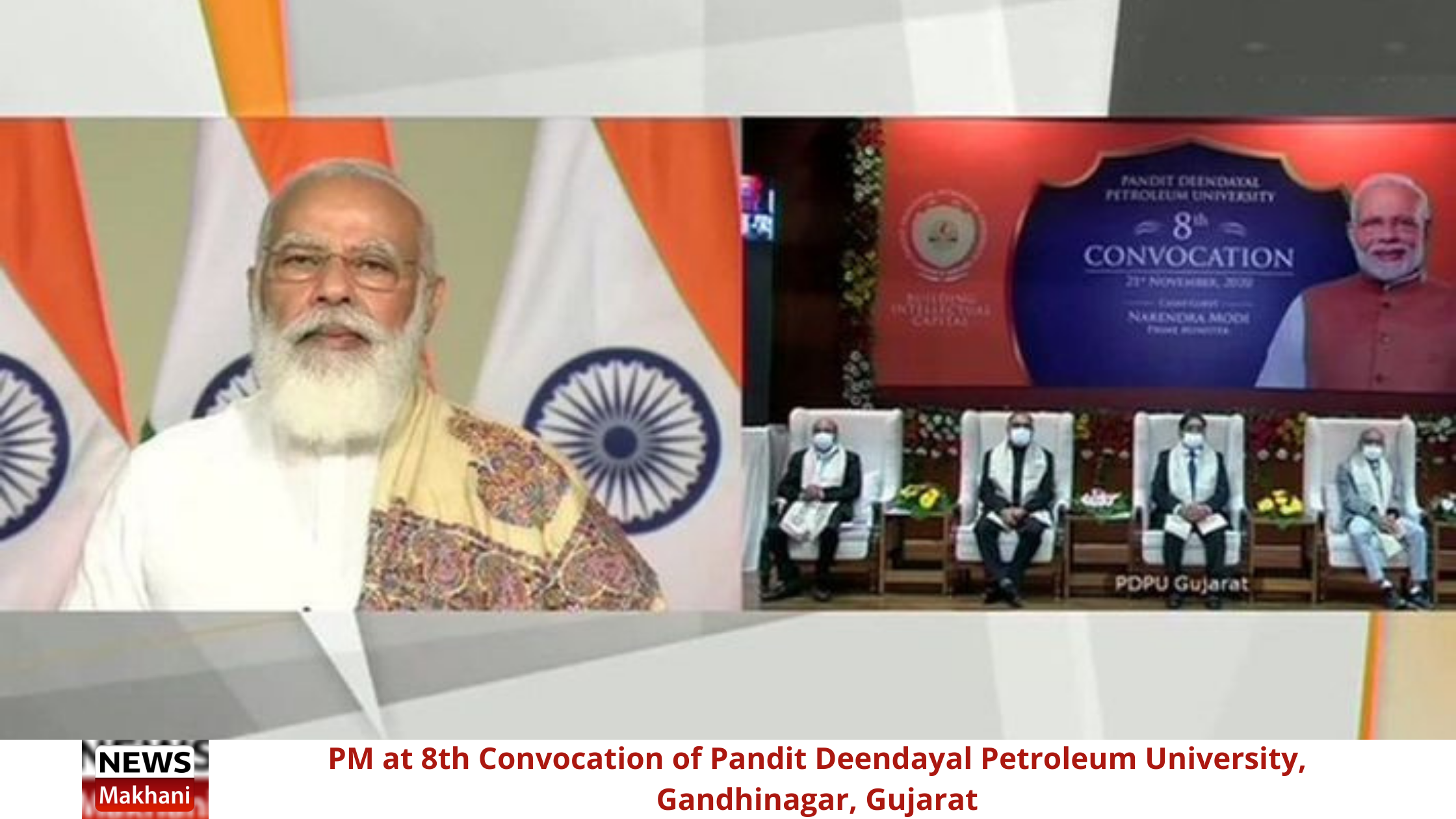 PM at 8th Convocation of Pandit Deendayal Petroleum University, Gandhinagar, Gujarat PM at 8th Convocation of Pandit Deendayal Petroleum University, Gandhinagar, Gujarat