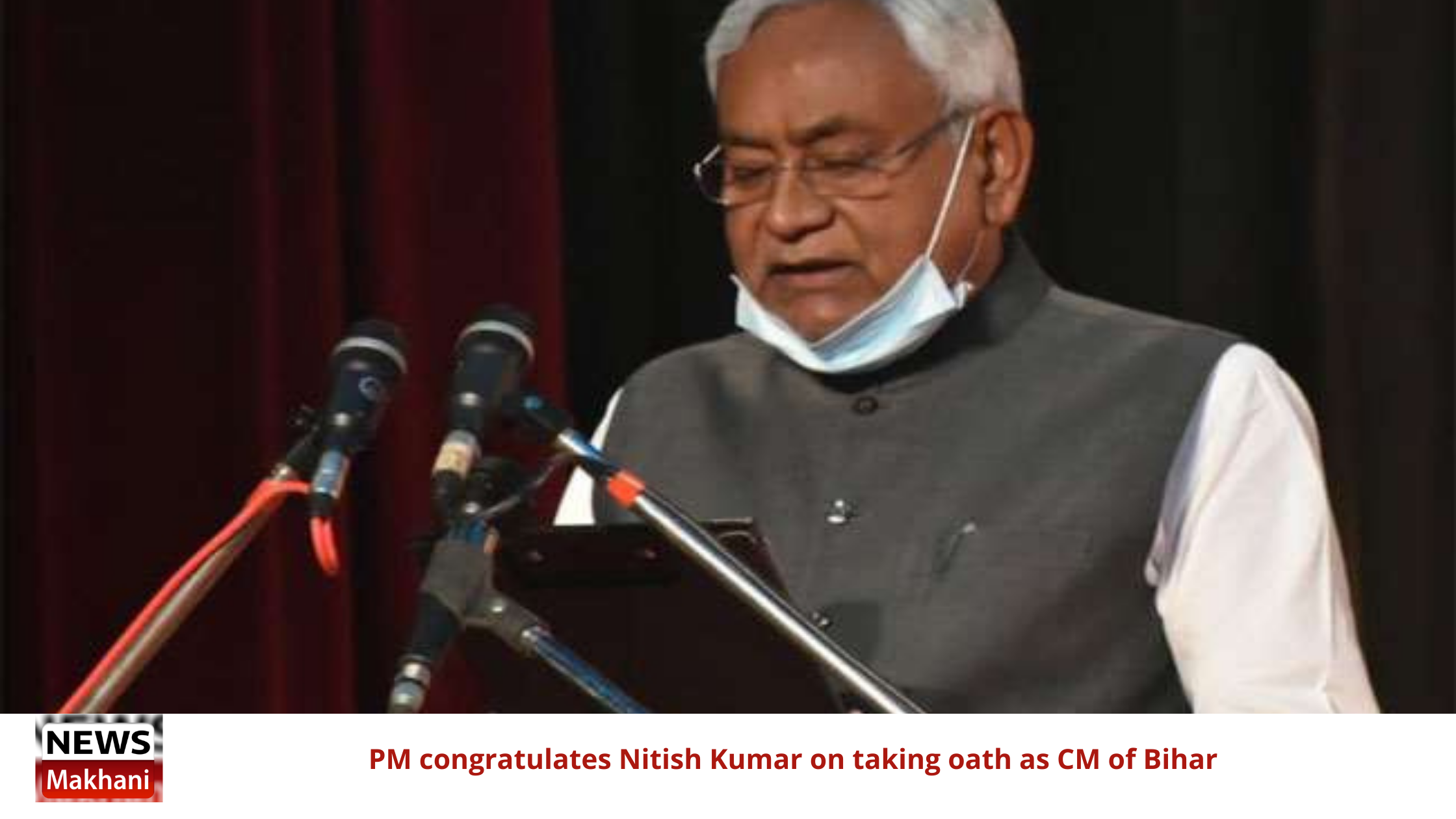 PM congratulates Nitish Kumar on taking oath as CM of Bihar PM congratulates Nitish Kumar on taking oath as CM of Bihar