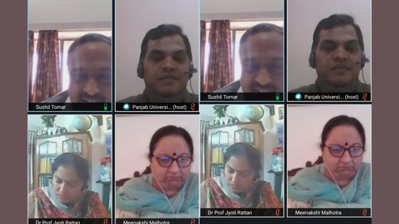 PU webinar Webinar on Cyber Offences by UIAMS, PU