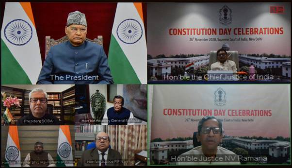 image001Z9ZP President of India Virtually Inaugurates Constitution Day Celebrations