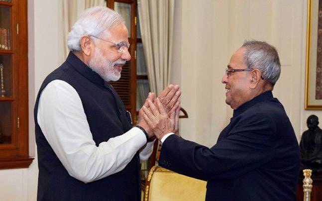 Narendra Modi 'earned and achieved' prime ministership: Pranab Mukherjee Narendra Modi 'earned and achieved' prime ministership: Pranab Mukherjee