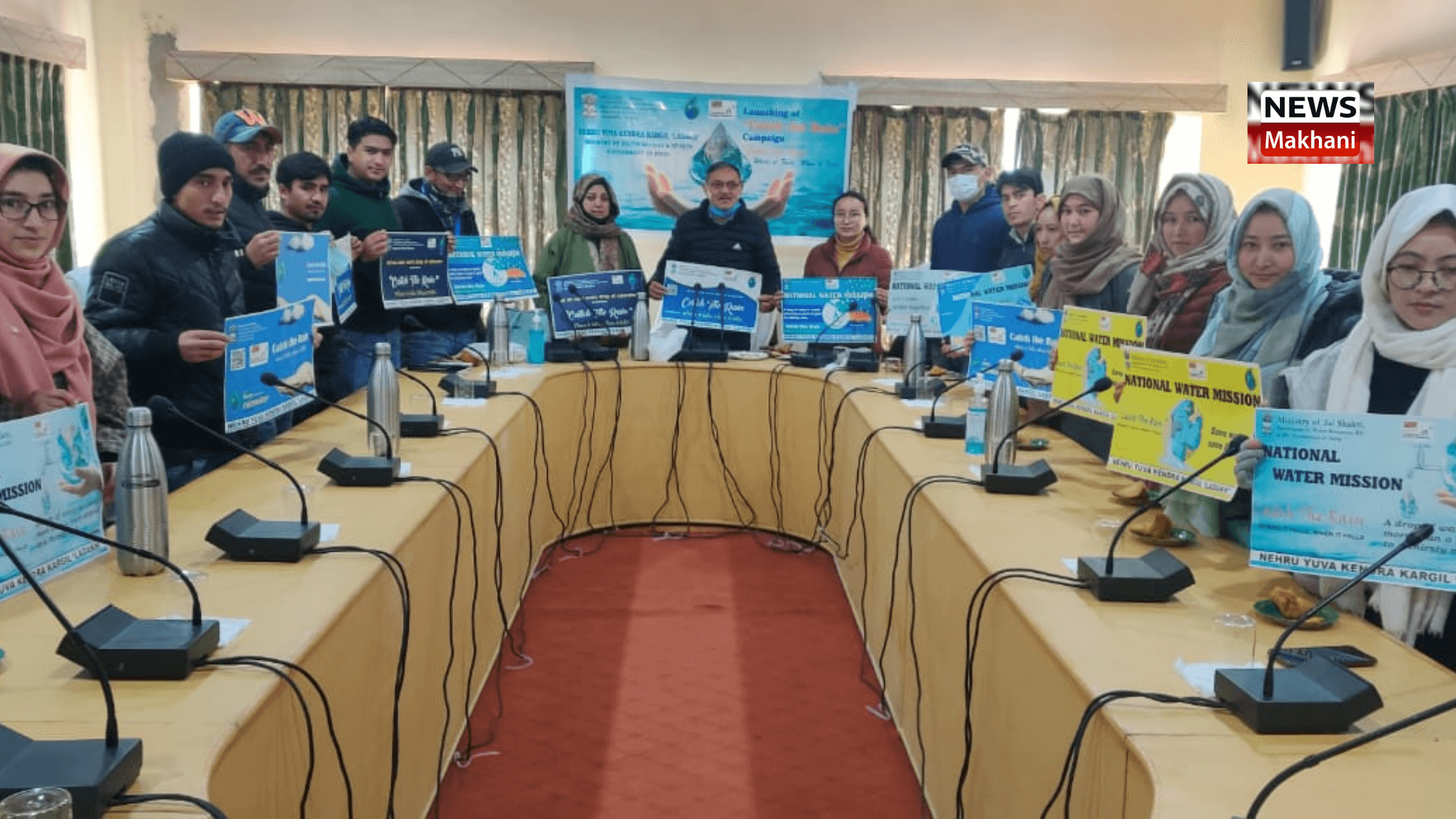 NYK Kargil organizes launching ceremony of National Water Mission's "Catch the Rain Campaign" NYK Kargil organizes launching ceremony of National Water Mission's "Catch the Rain Campaign"