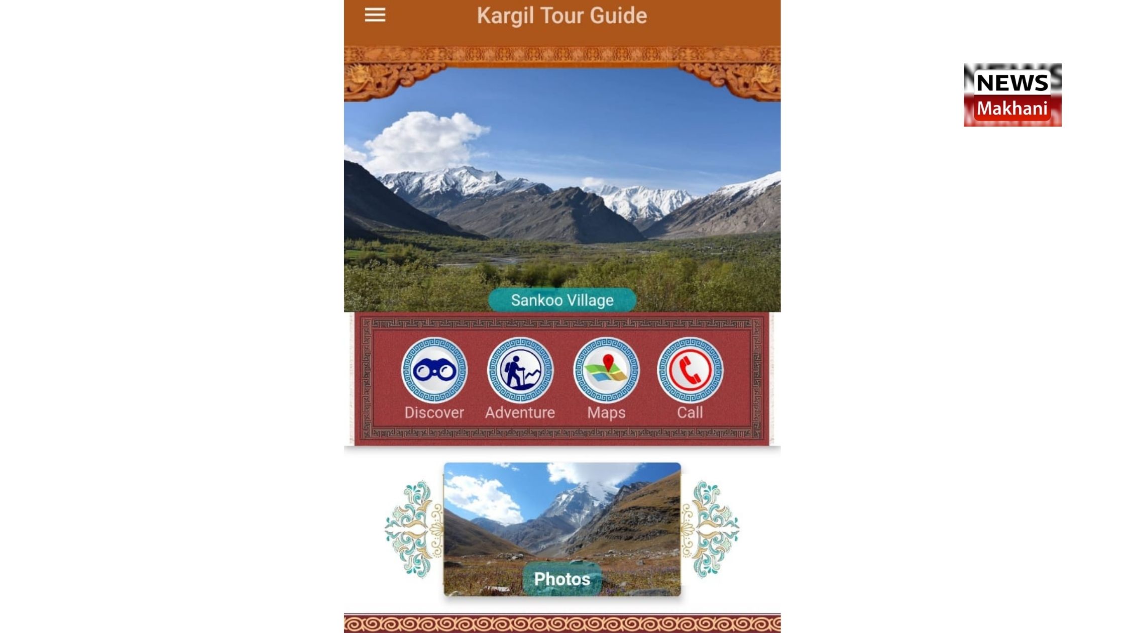 DC Kargil launches Kargil Tour Guide App DC Kargil launches Kargil Tour Guide App