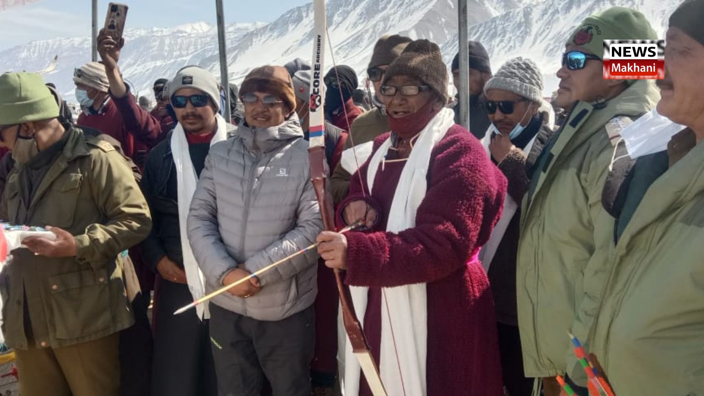 Padma Shree Tsultrim Chonjor inaugurates Police Public Archery Tournament at Zanskar Padma Shree Tsultrim Chonjor inaugurates Police Public Archery Tournament at Zanskar