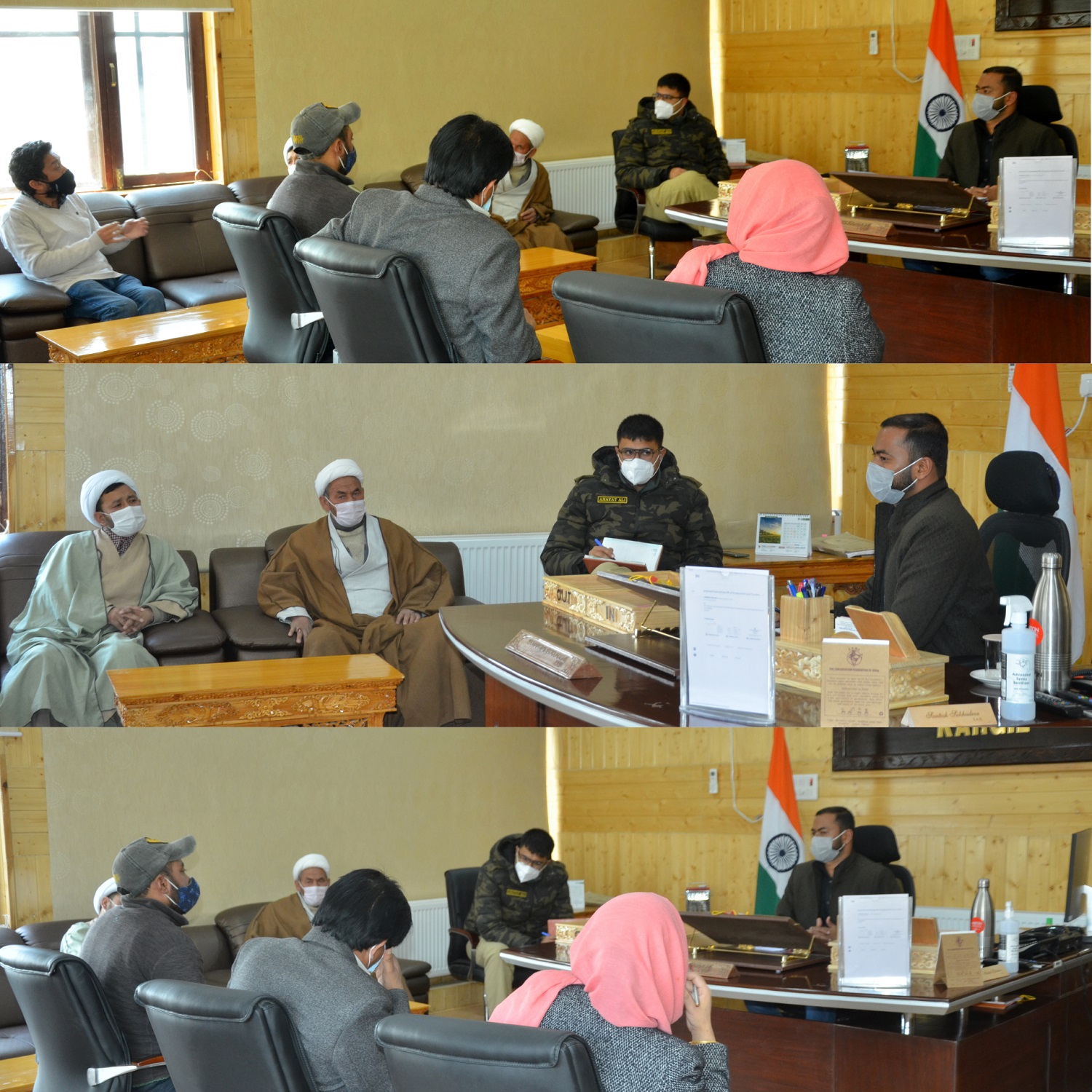 DC Santosh Sukhadeve convenes meeting with religious heads, officers of Health Department (1)