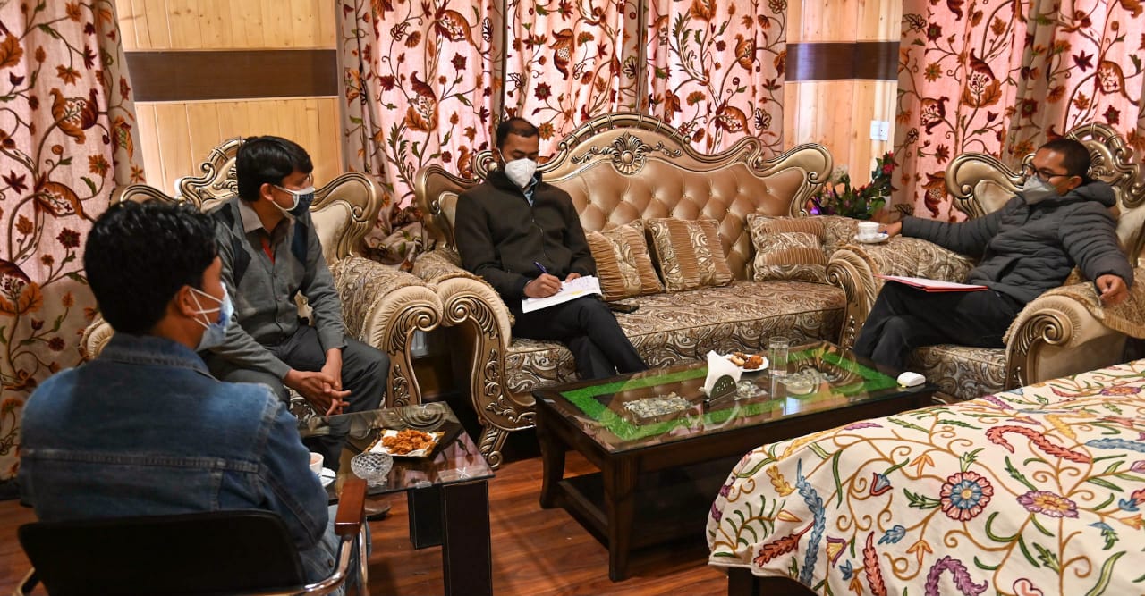 MP Ladakh takes stock of mobile telecom services, telecom infrastructure development works in Kargil District (1)