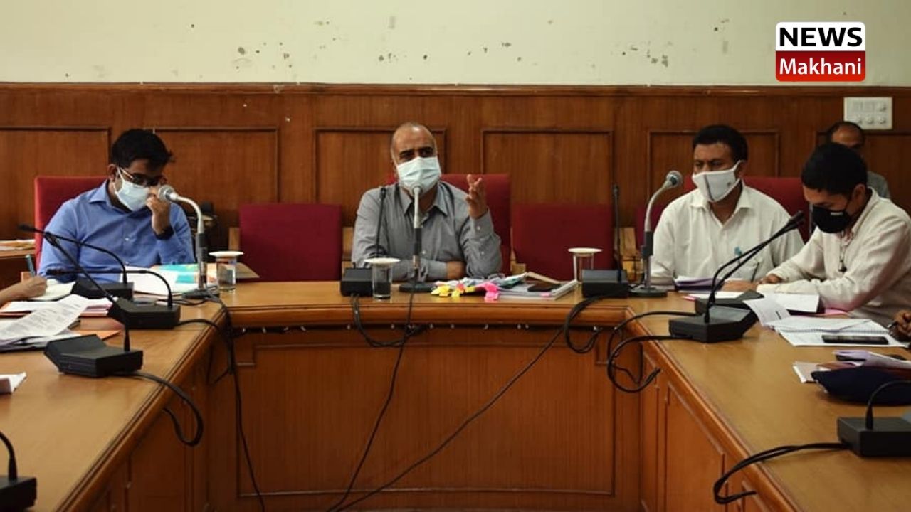 मानसून तैयारियों के सम्बन्ध में बैठक आयोजित