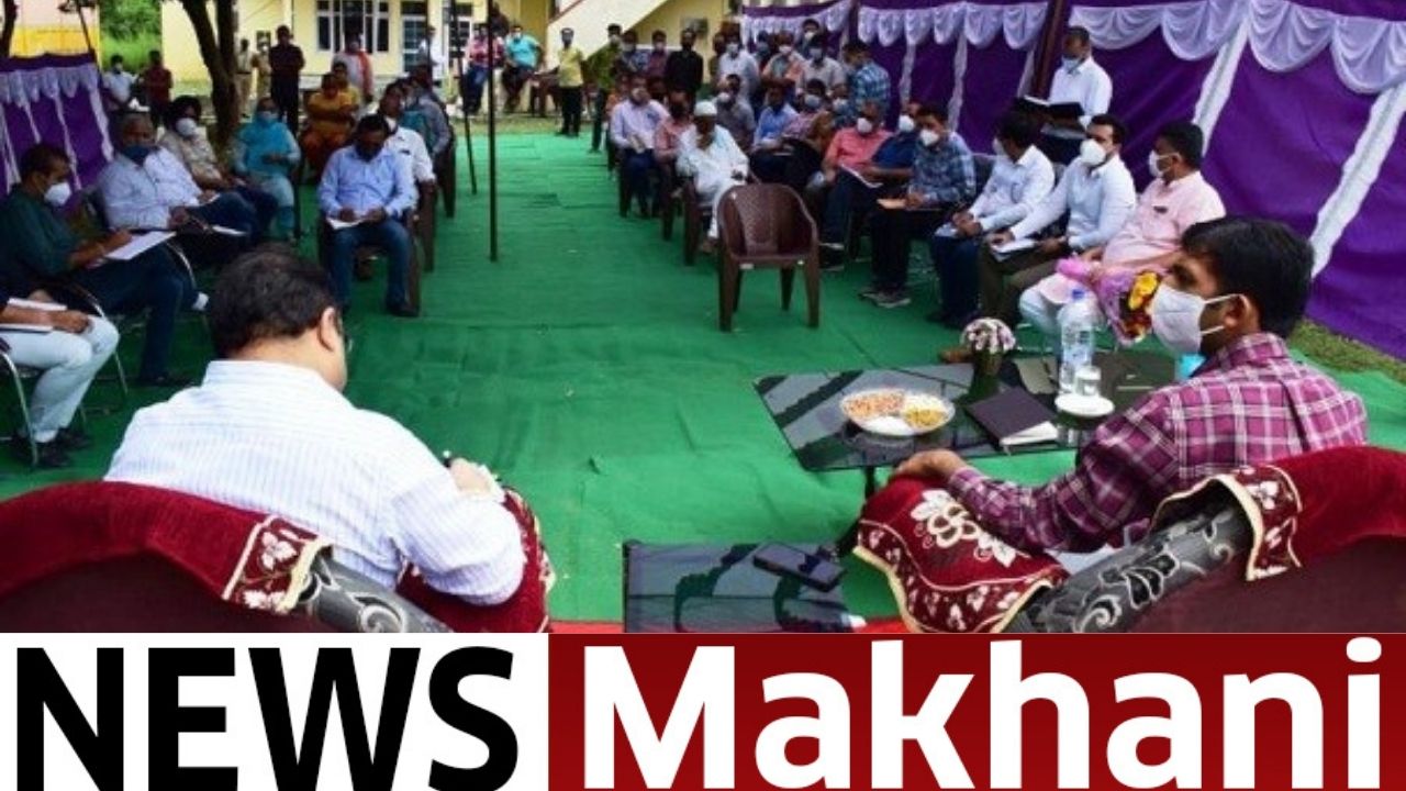 DC Jammu listens to public grievances at Dansal 24 JUNE,2021-