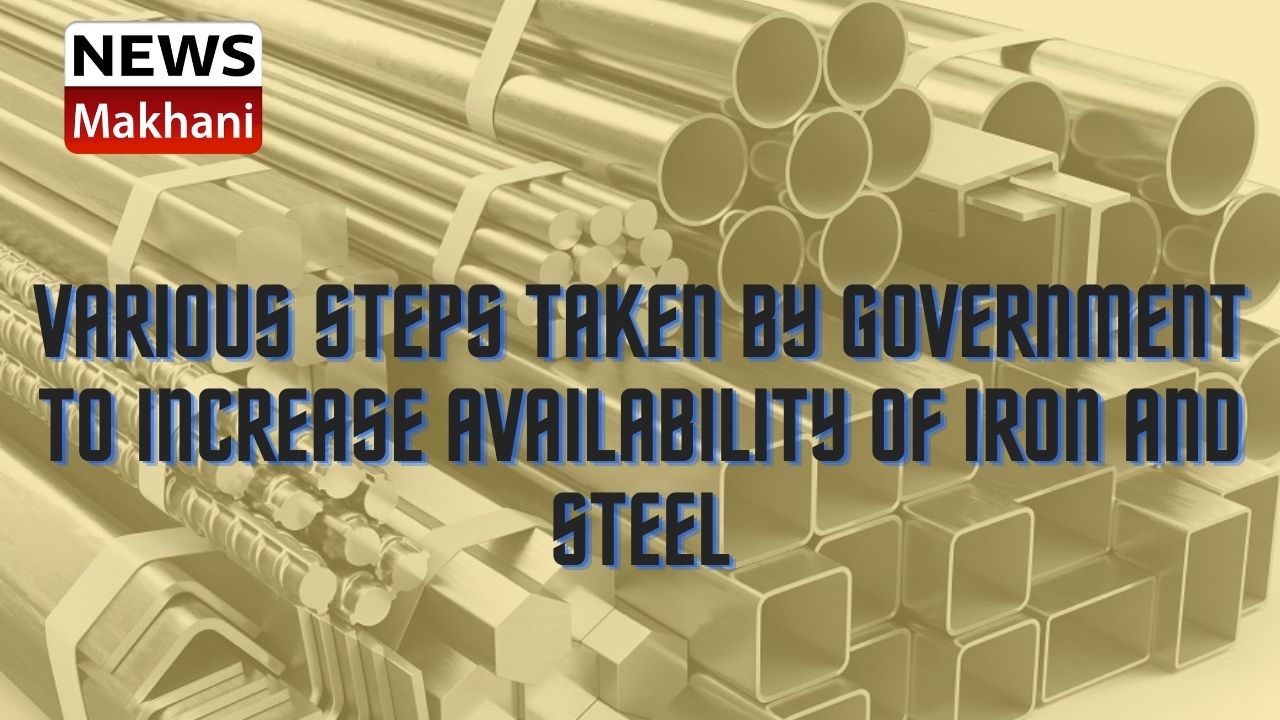 Various Steps taken by Government to Increase Availability of Iron and Steel