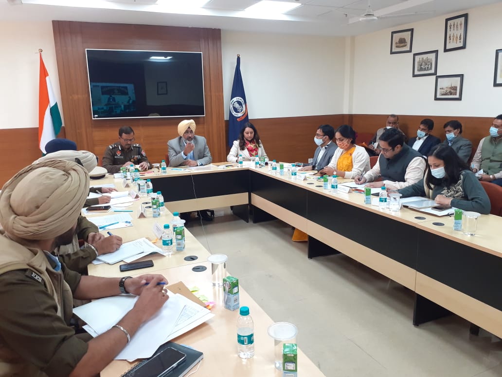 Manvesh Sidhu had VC with top officials of Himachal Pradesh and Haryana to ensure smooth conduct of upcoming Punjab Assembly elections Chief Electoral Officer