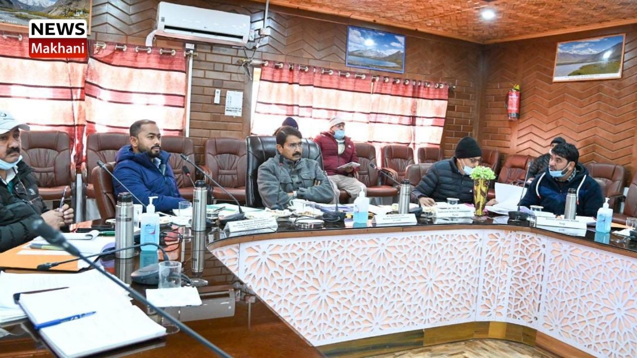 Div Com Ladakh Saugat Biswas chairs meeting of Revenue Dept Kargil (1) Div Com Ladakh Saugat Biswas chairs meeting of Revenue Dept Kargil