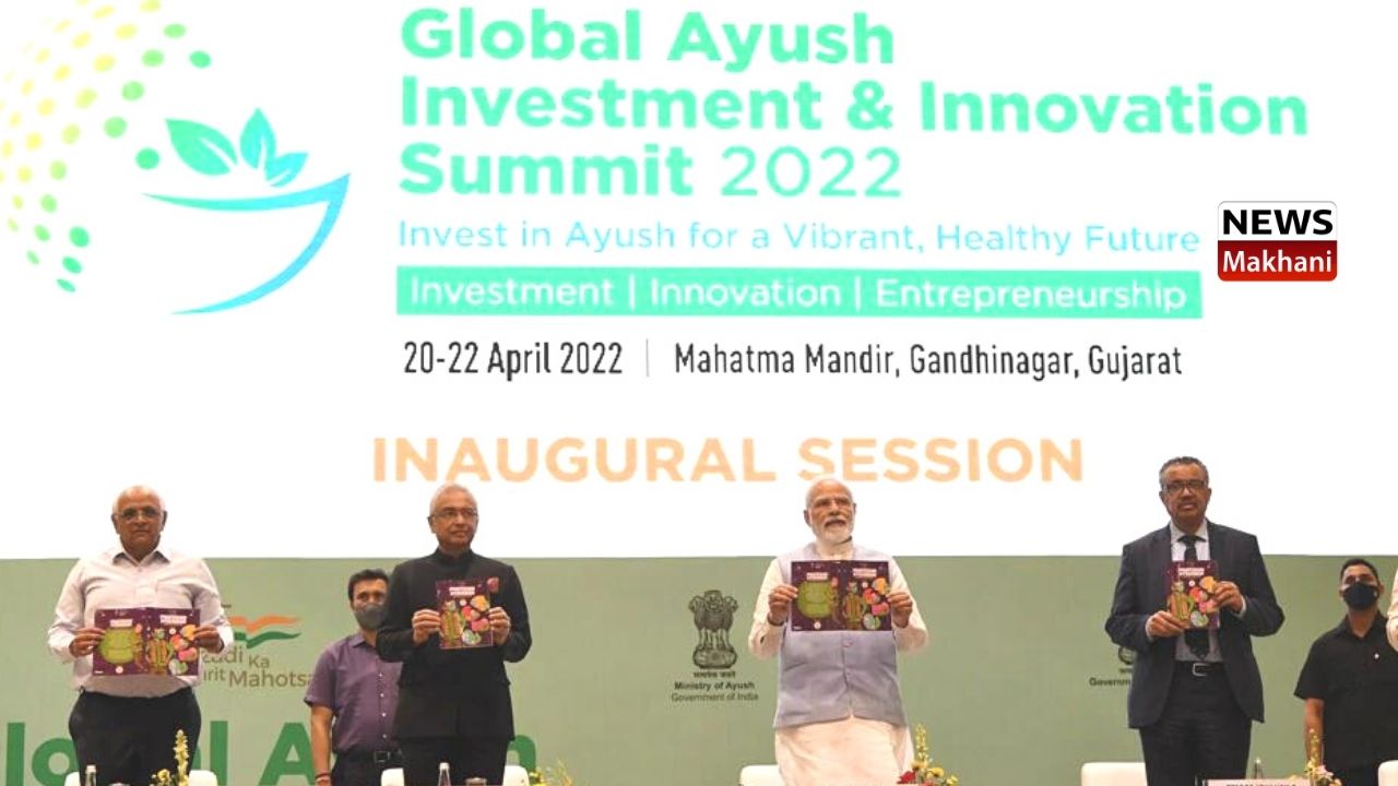 PM inaugurates Global AYUSH Investment & Innovation Summit in Gandhinagar PM inaugurates Global AYUSH Investment & Innovation Summit in Gandhinagar