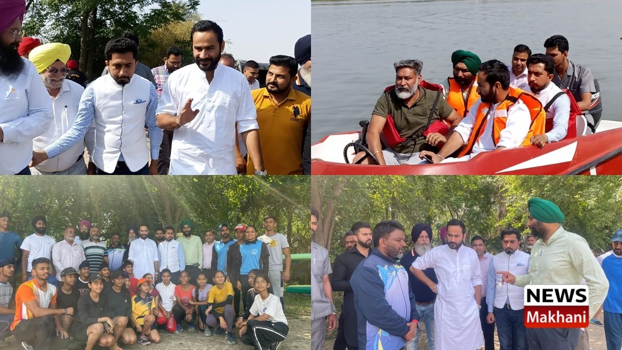 Rupnagar is the center of water sports Rupnagar is the center of water sports