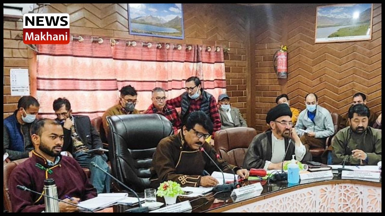 CEC Feroz Khan chairs General Council Meeting of LAHDC Kargil, approves Rs 233.23 cr for current fiscal