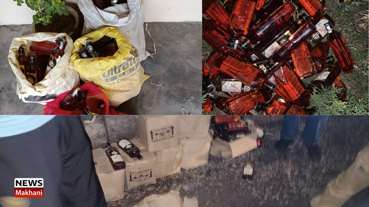 Excise team seizes 120 bottles of illicit liquor Excise team seizes 120 bottles of illicit liquor