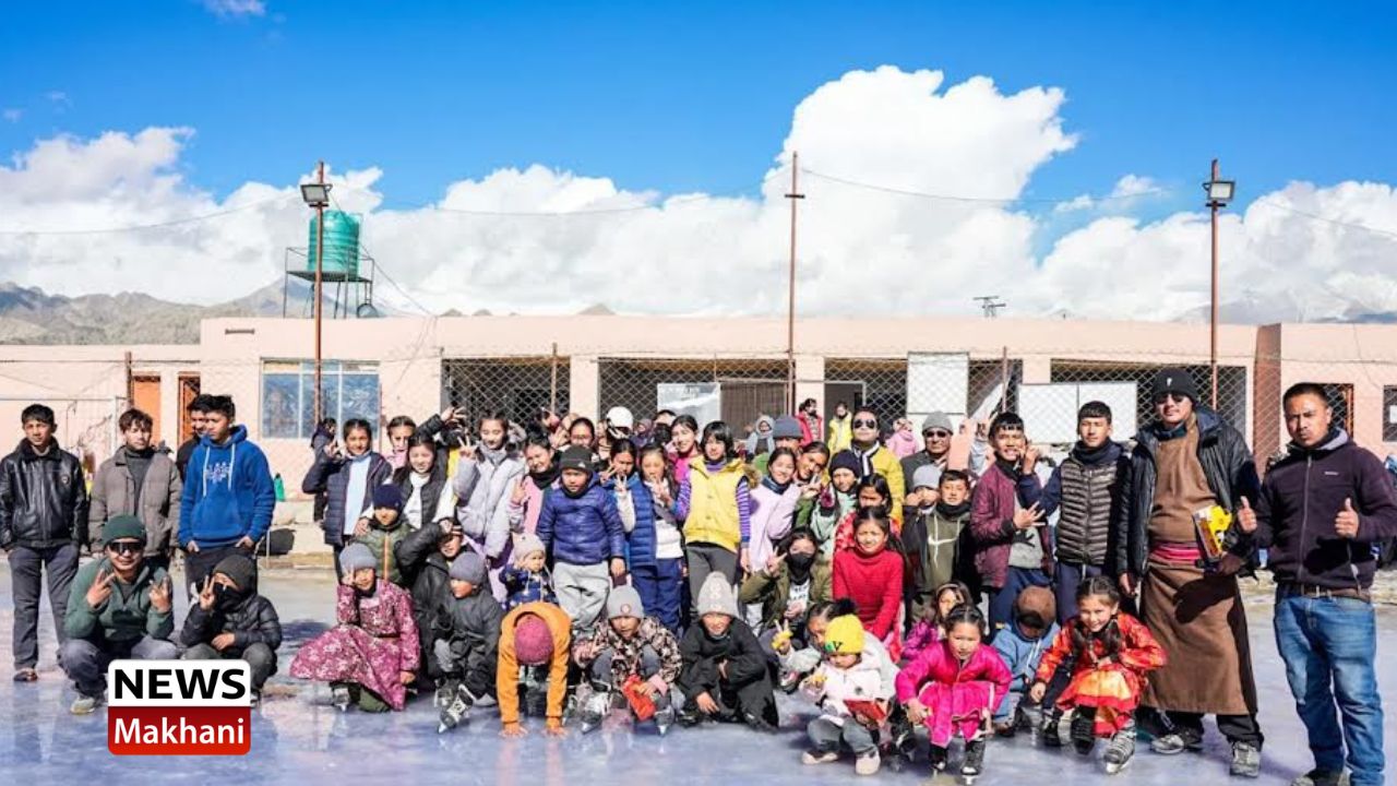 EC Mohsin Ali attends concluding program of 10-day Ice Hockey Training in Leh