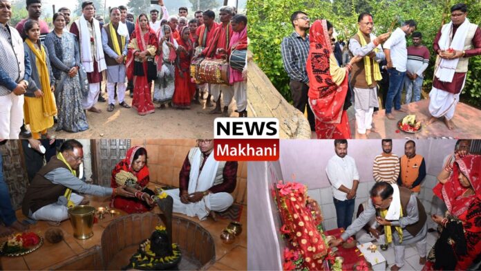 _ मुख्यमंत्री रायगढ़ जिले के ग्राम भुईयापानी में भगवान शिव और बजरंगबली के दर्शन