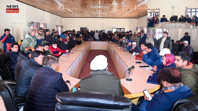 CEC Dr Jaffer visits Drass CEC Dr Jaffer visits Drass