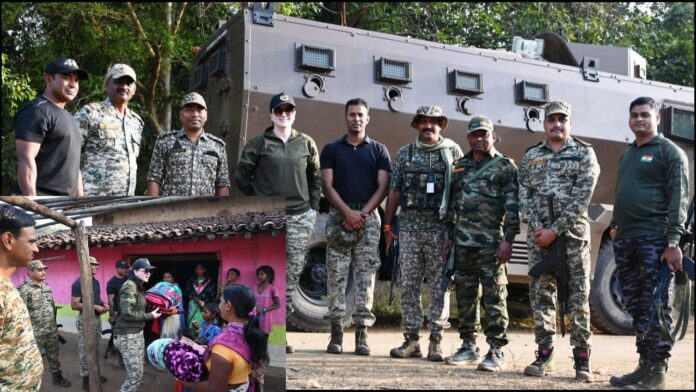 Chhattisgarh - दूरस्थ नक्शल प्रभावित ग्राम कटेमा में खुला पुलिस सुरक्षा कैंप