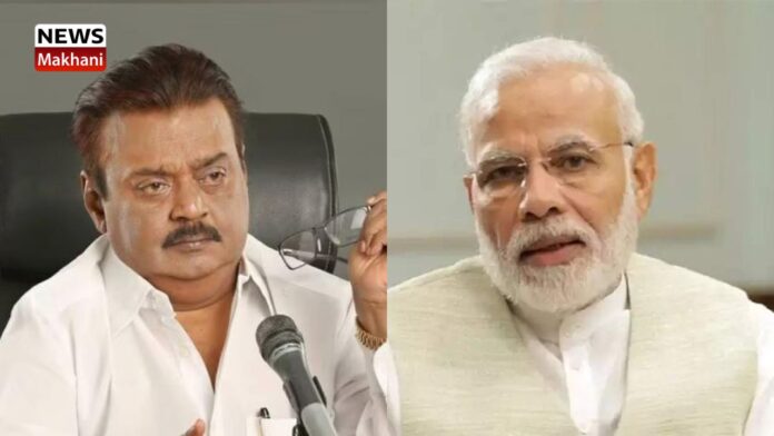 PM pens heartfelt tribute to Captain Vijayakanth
