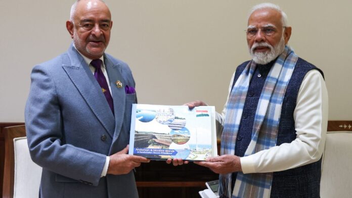 Lieutenant Governor of Andaman & Nicobar calls on PM