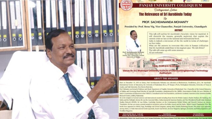 Prof. Sachidananda Mohanty