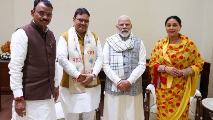 Rajasthan CM calls on PM
