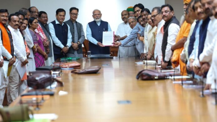 Prime Minister meets a delegation of SCST MPs