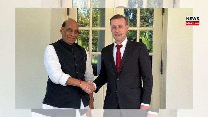 Raksha Mantri Shri Rajnath Singh meets US National Security Advisor Mr Jake Sullivan Raksha Mantri Shri Rajnath Singh meets US National Security Advisor Mr Jake Sullivan in Washington DC