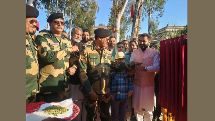 Indian tricolour will fly higher than the Pakistani flag at Sadqi Chowki.