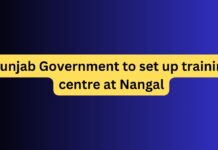 Punjab Government to set up training centre at Nangal
