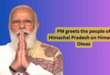 PM greets the people of Himachal Pradesh on Himachal Diwas