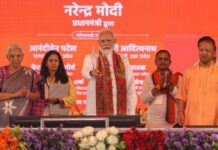 Prime Minister Shri Narendra Modi lays foundation stone, inaugurates development works worth over Rs 3,880 crore in Varanasi, Uttar Pradesh