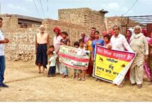 गांव उस्मान खेड़ा में मलेरिया जागरूकता कैंप लगाया