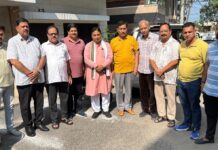 संस्कृत संवर्धन हेतु श्री कैलख ट्रस्ट का प्रतिनिधिमंडल मिला भाजपा प्रदेश अध्यक्ष सत शर्मा से