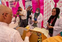BJP organizes free medical camp and organizational review meeting in Kulgam under Seva Pakhwada