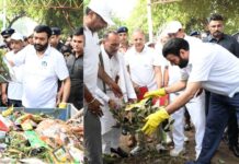 मुख्यमंत्री ने पंचकूला में विशेष श्रमदान अभियान ‘‘एक दिन, एक घंटा, एक साथ‘‘ के अंतर्गत किया श्रमदान