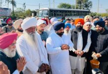 SRI ANANDPUR SAHIB ADORNS WHITE FOR SRI GURU TEGH BAHADUR JI’S 350TH MARTYRDOM ANNIVERSARY