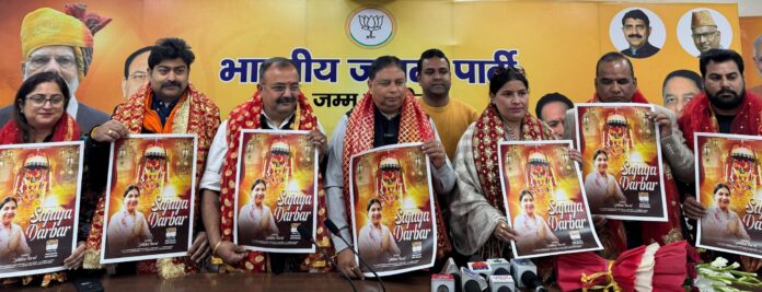 Sat-Sharma-releases-devotional-song-Sajaya-Darbar-at-BJP-headquarters-scaled-1.jpg