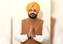कैबिनेट मंत्री तरूणप्रीत सौंद ने तरनतारन के वोटरों से हरमीत संधू को समर्थन देने की अपील की