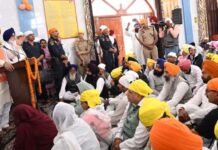 Fourth Nagar Kirtan Yatra in honour of Sri Guru Tegh Bahadur Ji commenced from Sadhaura