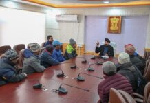 Thasgam delegation calls upon CEC Kargil, Dr Jaffer Akhoon